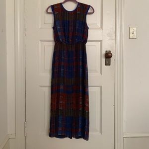 Anthropologie Fall midi dress